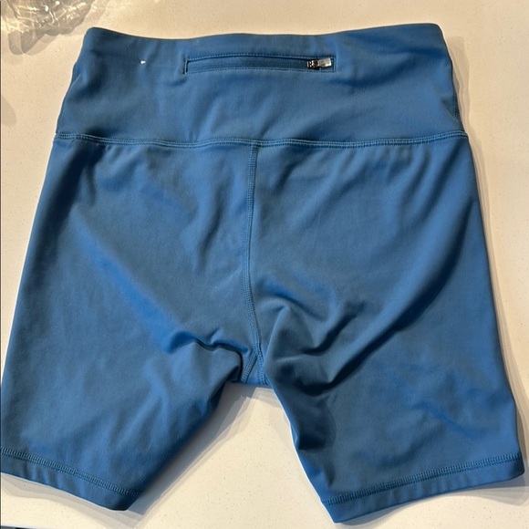 Reebok Blue Bike Shorts with Stretchy Fabric and Wide Waistband - Picture 7 of 8